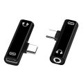 (NEW) C Type USB C to 3.5mm Audio Cable Earphone External Microphone Audio Jack Headphone Mic Adapter.