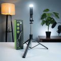 Selfie Stick, R16, Extendable with Balance Handle & Recharable BT Remote, Stable 3 Leg Design, Selfie Stick with Tripod Stand for 360° Panoramic Shoot, 62" Long, Made for Phones, Gopro,.