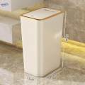 Rectangular Dustbin Small Slim Narrow Garbage Can Garbage Container Bin for Laundry Room Home 10L. 