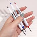 20mm Long Nib Markers Waterproof Bathroom Woodworking Construction Marker Double Headed Deep Hole Marker Pen Quick Drying Metal Perforating Pen Writing Tools. 