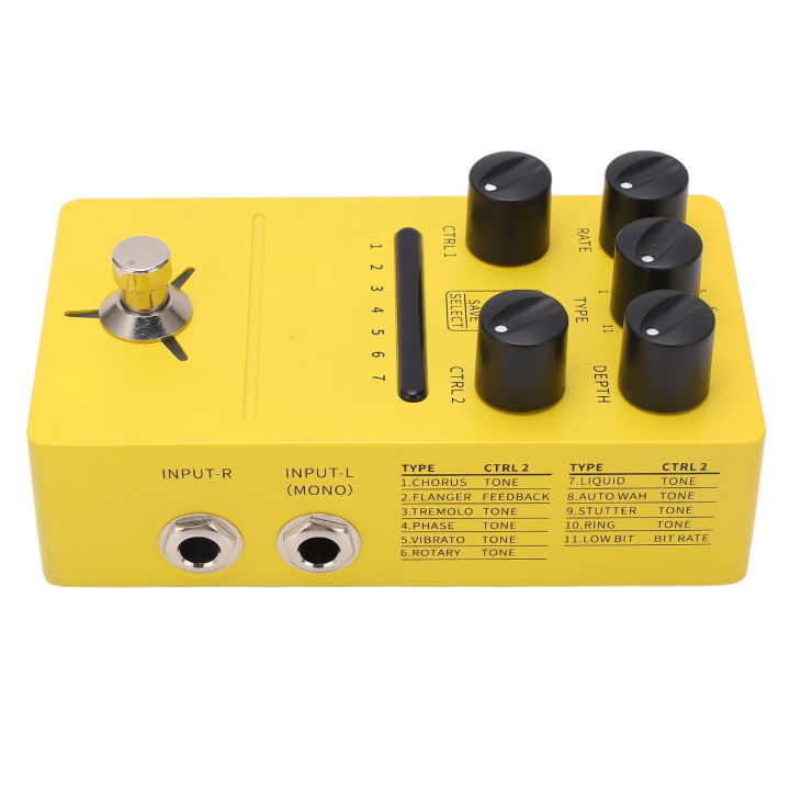 Modulation%20Multi%20Effects%20Pedal,%20True%20Bypass%20Effect%20Pedal%207%20Storable%20Slots%20Improve%20Hearing%20Sense%20for%20Electric%20Guitar%20-%20Image%206