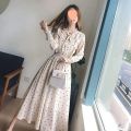 Elegant Chiffon Floral Dress for Women Robe Spring 2023 New Fashion Vintage Lantern Sleeve A Line Party Long Dresses NS5627.