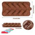 Chocolate Molds Silicone Cake Mold 10 Cavity Car Shape Wedding Candy Baking. 