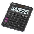 Casio MJ-100D PLUS-BK Solar and Battery Powered Desktop Calculator - Black.
