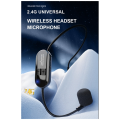2.4G Wireless Head-Mounted Microphone Little Bee Teacher Amplifier Audio Microphone Condenser Headset-B Durable. 