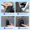 TOHAYIE Car Air Pump 150PSI Portable Car Air Compressor LED Intelligent Digital Display Air Pump for Car Motorcycle. 