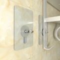 6pcs White Strong Adhesive Seamless Patch Waterproof Wall Hanging Durable Transparent Kitchen Bathroom Screw Hook Hanger.