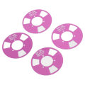 Blank Metal Reel Cassette Tape, 4 Reels 2 Wheel Reliable DIY Reel To Reel Cassette Retro for Music Recording.
