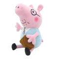 【selevn roind】Peppa Pig 30CM Plush Stuffed PP Cotton New Clothing Doll Pig Mom And Dad Model Children's Toys Anime Figure George Birthday Gift. 
