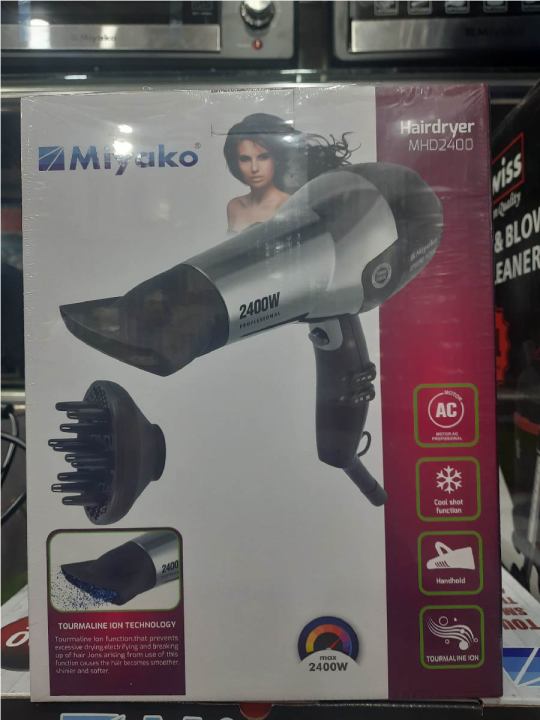 Miyako Professional Hair Dryer MHD-2400 | Miyako Hair Dryer | 2400 Watt