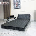 RELAX FLOOR MATTRESS -ELEGANT BLACK PREMIUM SLEEPING MAT WITH PADDED TOPPER.