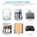 Smart Time Lock LCD Display Time Lock USB Rechargeable Timer White. 