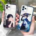 Cellphone Case For iPhone 6 6S 7 8 Plus XR X XS Max 14 15 PRO MAX PLUS SE 2 3 Phone Casing Soft Popular Angel Eyes Genshin Impact Game Wanderer Scaramouche TPU Shockproof Anti-falling Clear Back Cover Camera Protective. 