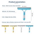 3-in-1 Multipurpose Water Glass Wiper Scraper Shower Squeegee Cleaner With Spray Bathroom Mirrors Tiles Car Window Cleaning Tool. 