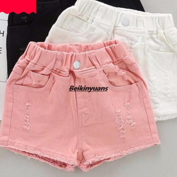 Girls%20shorts%20summer%20children's%20wear%20hot%20pants%20hole%20fashion%20denim%20shorts%20toddler%20girl%20cal%C3%A7a%20infantil%20short%20bebe%20menina%20-%20Image%202
