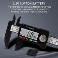 Digital Vernier Caliper 0-150mm 6-inch LCD Electronic Carbon Fiber Altimeter Micrometer Measuring Tool-0-150mm box. 