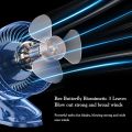 Mini Car Clip Fan 1200mAh USB Mini Desktop 360 Degree Rotating Clip-on Fan Silent Long Endurance Fans Rechargeable Handheld Fans. 
