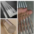 3mmx250mm Round Shape Solid Acrylic Rod Pmma Extruded Bar Clear 4Pcs. 