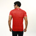 TORR RED 92%POLYESTER ACTIVEWEAR MEN'S S.S T-SHIRT. 