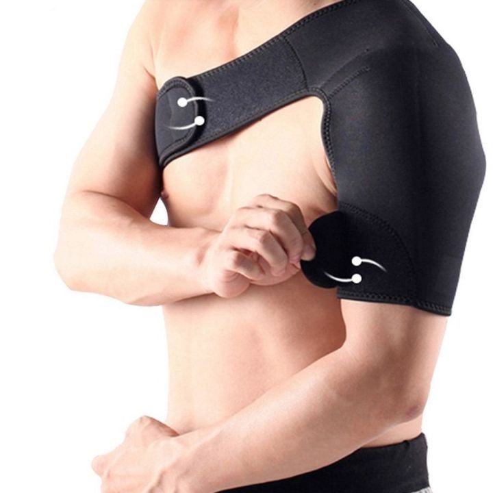 Adjustable%20Gym%20Sports%20Care%20Single%20Shoulder%20Support%20Back%20Brace%20Guard%20Strap%20Wrap%20Belt%20Band%20Pads%20Black%20Bandage%20Men%20Women%20-%20Image%202