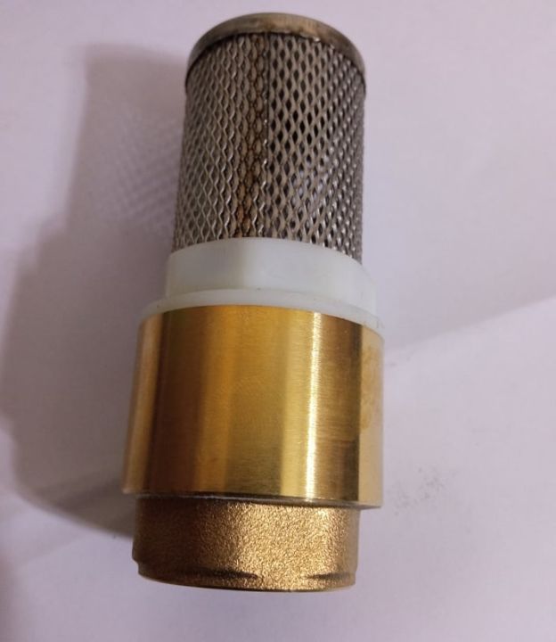 Foot%20Valve%20With%20Filter%203/4"%20Inch%20Female%20Check%20Bulb%20For%203/4"%20Inch%20Pipe%20Fitting%20Copper%20Body%20With%20Stainless%20Steel%20Net%20Filter%20For%20AC%20DC%20Waters%20Pump%20-%20Image%204