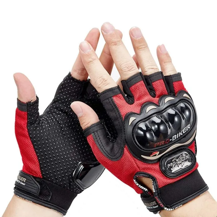 Pro%20Biker%20Half%20Finger%20Hand%20Gloves%20For%20Bikers%20-%20Image%202