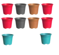 6 Inch BP Round planter flower house Tub- 10 Pcs.