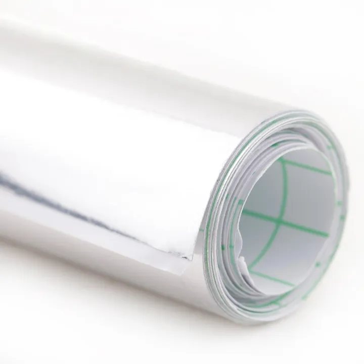 12%E2%80%B3%20*%2060%E2%80%B3%20Chrome%20Mirror%20Silver%20Vinyl%20Wrap%20Sticker%20Decal%20Film%20Sheet%20Self-adhesive%20Air%20Bubble%20Free%20-%20Image%206