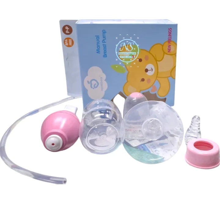 Apple%20Bear%20Brest%20Pump%20Manual%20Control%20Valve%20Mom%20Breastfeeding%20Baby%20Milk%20Suction%20Feeding%20Newborn%20Bottle%201%20set%20-%20Image%202