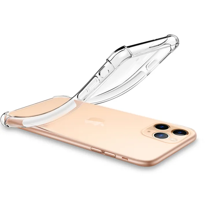 For%20iPhone%2011%20Pro%20Max%20Transparent%20Soft%20Gel%20TPU%20Reinforced%20Corners%20Cushion%20Bumper%20Shockproof%20Drop%20Protection%20Case%20Cover%20-%20Image%204