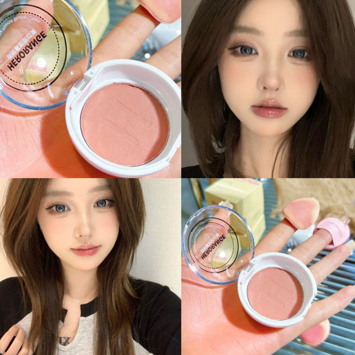 HERORANGE~Mochi%20Poke%20Poke%20Blush%20Clay%20Natural%20Matte%20Soft%20Mist%20Monochrome%20Contour%20Puffing%20-%20Image%207
