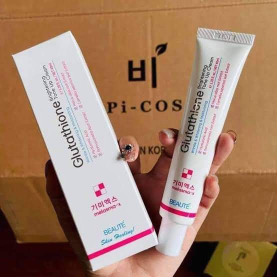 Beaute Melasma-X Glutathione Brightening Tone Up Cream 45ml / Beaute  Melasma-X 3D Whitening Clinic Renewal Cream 40gm | Korea | Daraz.com.bd