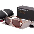 Tortoise Sunglasses IRON MAN 3 Matsuda TONY Steampunk Sun Glasses Mirrored Brown Eyewear Red.