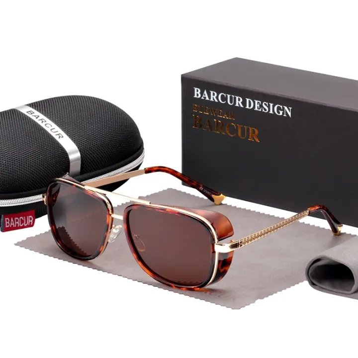 Tortoise%20Sunglasses%20IRON%20MAN%203%20Matsuda%20TONY%20Steampunk%20Sun%20Glasses%20Mirrored%20Brown%20Eyewear%20Red%20-%20Image%202