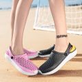 Men's Sandals Women Summer Beach Couple Slippers Slip-on Clogs Shoes Flat Slides Hollow Out Casual Shoes Sandy Ventilated Basic. 