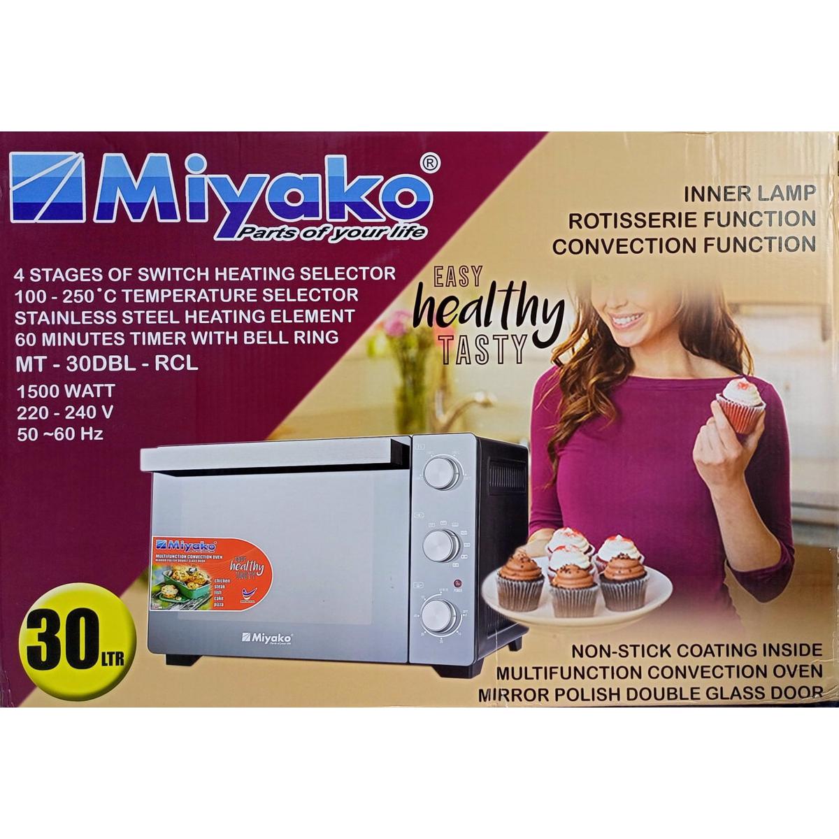 Miyako 30 Liter Convection Electric Oven MT-30DBL