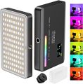 Ulanzi VL120 RGB LED Video Light with Display Screen Diffuser Mini Camera RGB Light Smartphone Selfie Lighting 3100mAh.