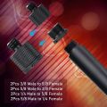 8Pcs Mic Stand Thread Adapter Set,5/8 Female to 3/8 Male and 3/8 Female to 5/8 Male Screw Adapter Thread. 