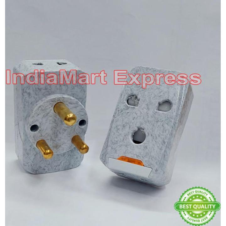 3 pin round plug,15 amp(1pcs) Multi Plug 15A 3-Pin Universal Socket Conversion Heavy Duty .