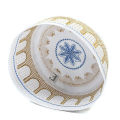 Alien Muslim Men's Embroidery Prayer Hat Islamic Kufi Wrap Head Cap EID Ramadan Hijabs Bonnet Husband Arabian Beanie Skull Hats. 