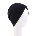 【COOL】 Women Modal Cotton Inner Hijab Caps Headwear Islamic Headband Turban Hair Loss Cancer Chemo Cap Stretch Headwear Hat Cap.