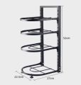 Kitchen Organization And Storage Pot Rack For Kitchen Organizer Adjustable Pots Shelves Countertop Under Sink Dishes.