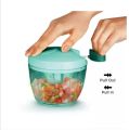 Large Handy and Compact Chopper 3 Blade Stainless Steel, Pull String,. 