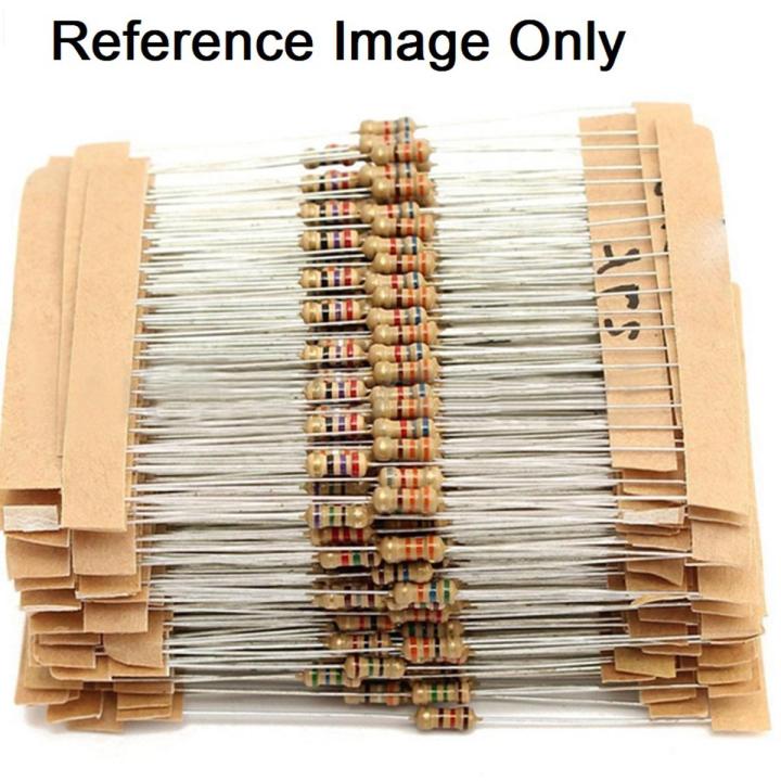 50Pcs- 3M3 Ohm Resistor 5% 3.3M Ohm Carbon Film 3.3M Ohm Resistors 1/4W Resistance 0.25 Watt 5% Tolerance Fixed Resistors 2 Pin Leads