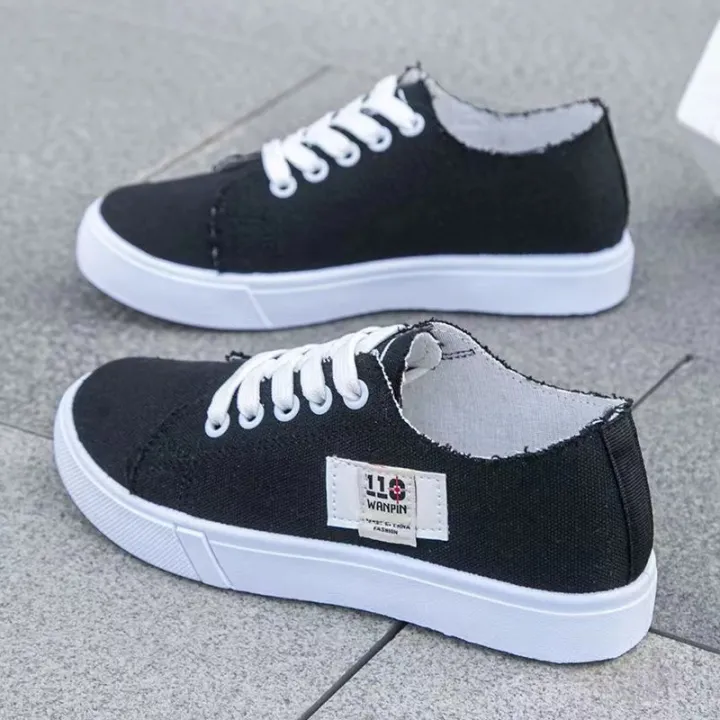 Small%20white%20shoes%20women's%20spring%20and%20autumn%20low-top%20casual%20single%20shoes%20low-top%20fashion%20versatile%20canvas%20shoes%20breathable%20Korean%20version%20of%20nurse%20shoes%20-%20Image%202