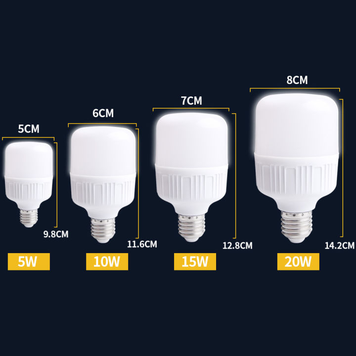 5/10/15/20W%20E27%20LED%20Light%20Bulb%20220V%20Energy%20Saving%20Lamp%20Household%20Waterproof%20Lighting%20Lights%20For%20Home%20Bedroom%20Bathroom%20Corridor%20Courtyard%201Pcs%20-%20Image%206