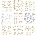 1Set Ear Bone Nail Piercing Set Cartilage Zircon Tragus Nose Lip Rings Helix Barbell Stud Earring Hypoallergenic Pircing Jewelry.