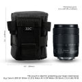 JJC Camera Lens Bag Belt Waterproof Lens Case Storage Pouch for Canon Nikon Sony Fujifilm DSLR Backpack Photography Accessories.