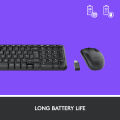 Logitech MK220 Compact Wireless Keyboard and Mouse Combo for Windows, 2.4 GHz Wireless with Unifying USB-Receiver, 24 Month Battery, Compatible with PC, Laptop. 