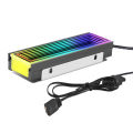 5V ARGB Sync Computer 2280 SSD M2 Radiator PC RGB M.2 Nvme Cooling Heatsink Solid State Drive Cooling Radiato.